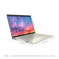 惠普(hp)星系列 星14 十代轻薄本办公学生娱乐笔记本电脑（14英寸 i5-1035G1 8G 512G固态 MX330-2G独显 香槟金
