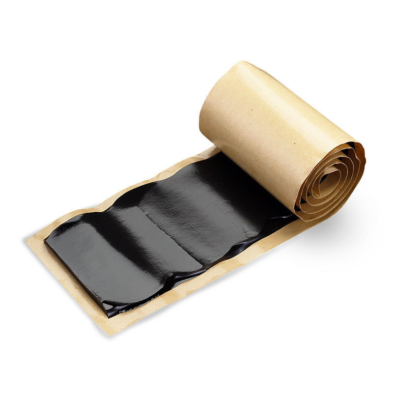 澳狒 高粘性防水密封填充胶泥 内置绝缘胶泥胶带黑色 51mm*1.65mm*3M 1卷