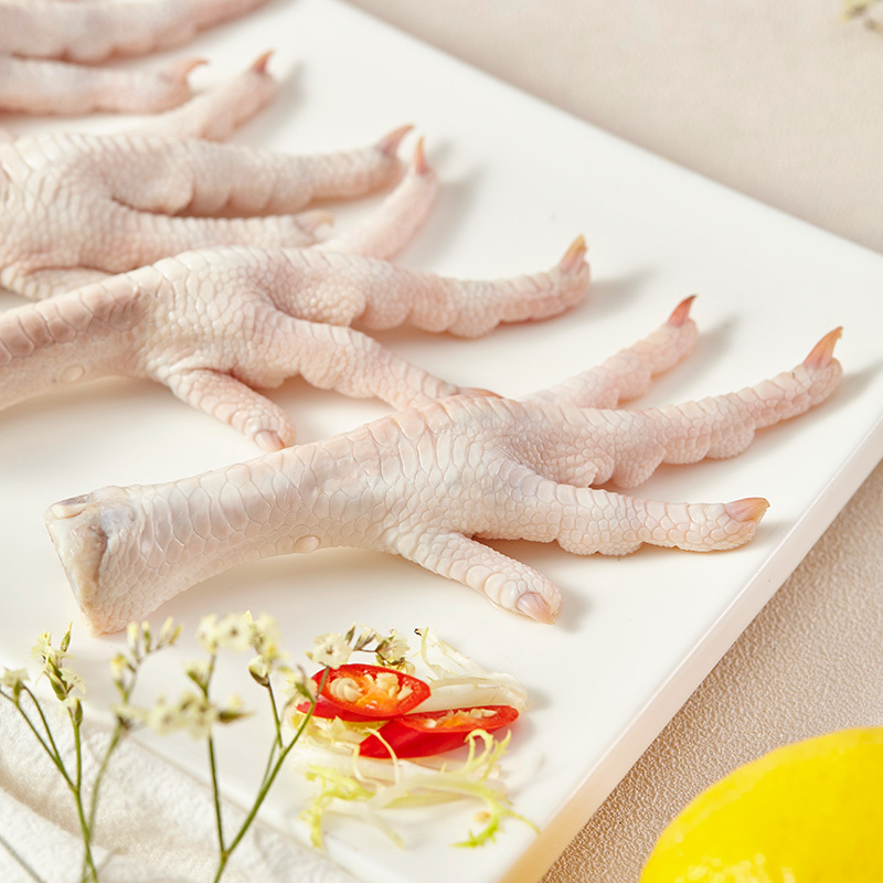 天农优品TINOO S DELICIOUS 国产 清远 单冻清远鸡爪 500g/袋 农家散养土鸡 速冻禽肉 简装