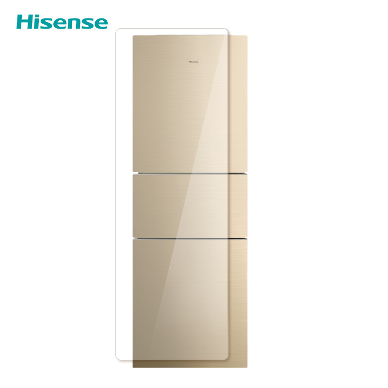 海信(Hisense)BCD-222WTDG 风冷无霜 222升三门冰箱 金色钢化玻璃面板 电脑控温