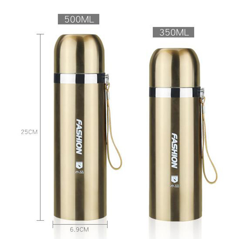 水晶贵族 sz5-134 不锈钢商务保温杯户外提拉500ml 单只装
