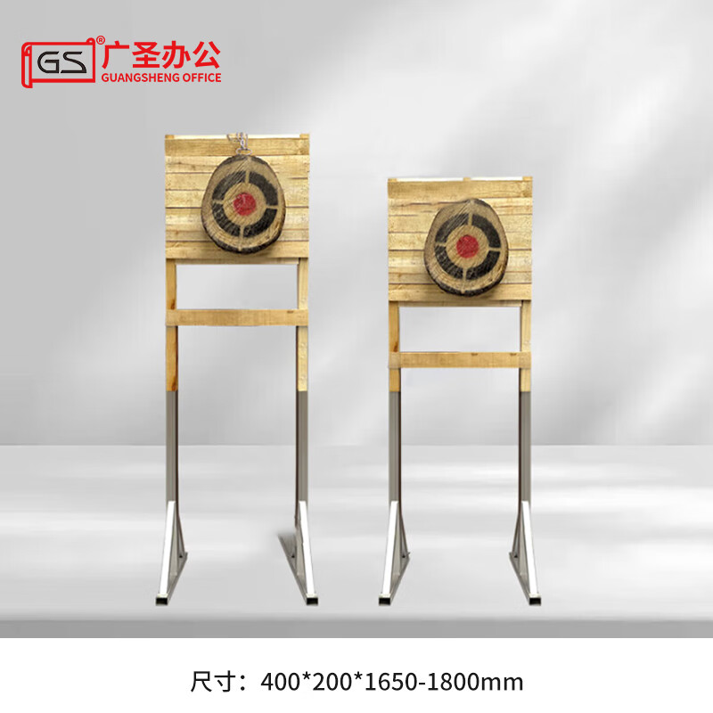 广圣工兵锹格斗术飞锹投准木质圆靶工兵铲飞靶高清大图