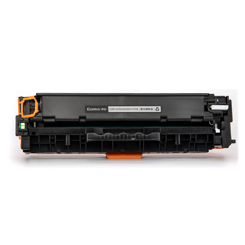 齐心 CXP-CC531A/CE411/318 激光碳粉盒 2800页 青色高清大图