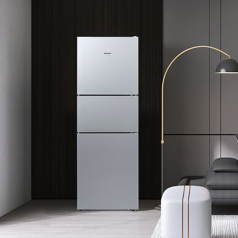 西门子 KG28NV290C 271升大容量三门风冷无霜 分区保鲜 银色 风冷无霜智能精确控温商用冷藏展示柜高清大图