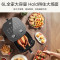 美的(Midea)空气炸锅 双热源免翻面 6L家用大容量 可视窗口多功能 炸烤箱一体 不粘易清洗双旋控时温KZE6015