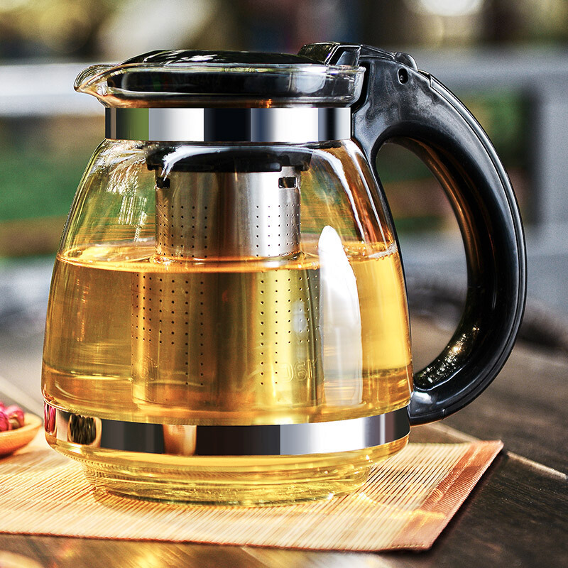 紫丁香泡茶壶 304不锈钢过滤内胆 1.5L