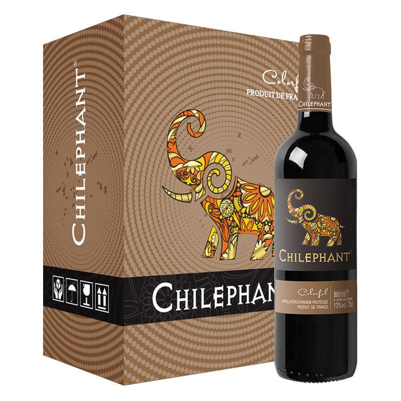 智象炫彩朗格多克珍藏aop干红葡萄酒750ml6整箱法国原瓶进口