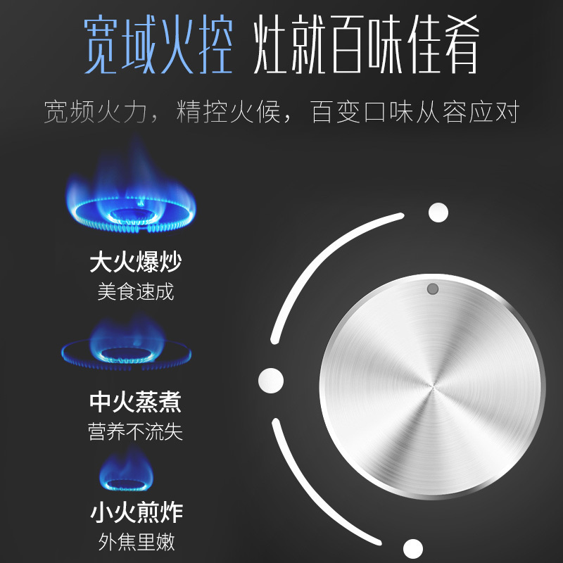 [国补20%]帅康(sacon)82C燃气灶电子定时5.0kW大火力嵌入式双眼灶钢化玻璃家用打火炉具双灶台式煤气灶天然气