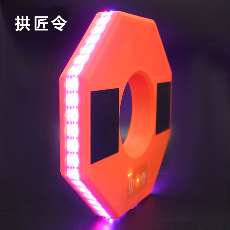 拱匠令 GJL6235 声光警示灯 5W 3.7V IP65 LED 3Hz(计价单位:盏)橘色高清大图