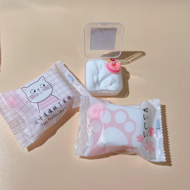 荔荔slime[喵の下午茶]特价质地厚实 儿童解压玩具 8.9元三盒