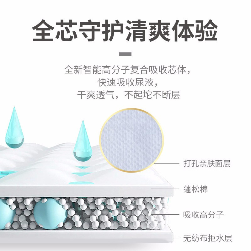 宜婴 宝宝成长裤 夏季尿不湿超薄柔软拉拉裤XL100片*2箱[12-17kg]