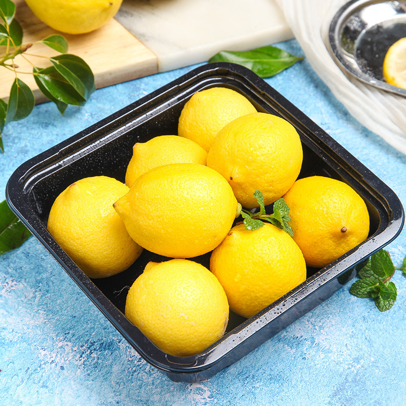 [西沛生鲜]四川安岳新鲜黄柠檬 净重5斤 香味浓郁 皮薄多汁 新鲜水果