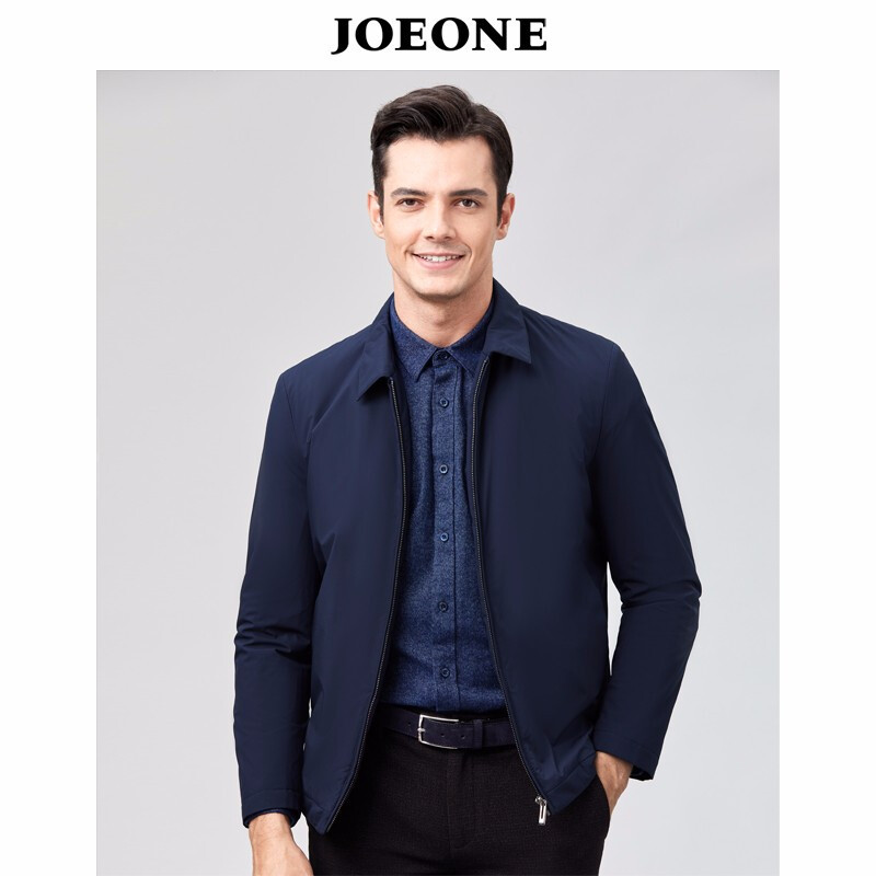 九牧王(joeone)男士夹克 九牧王夹克男装2020新款男士商务休闲立领