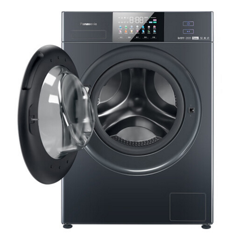 松下(Panasonic)XQG100-EG18M滚筒洗衣机10公斤洗烘一体机 全新触控彩屏 智能投放系统 光动银除菌高清大图