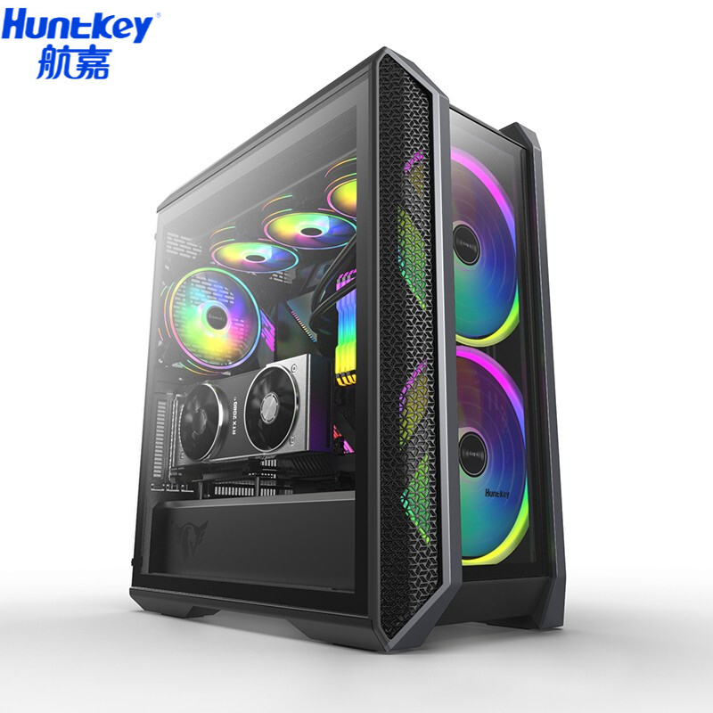 航嘉(Huntkey)MVP凯撒电竞游戏机箱(i9-10900k 16GB 250G固态+1TB RTX4000 8G显卡 Z490-plus主板 水封风扇)