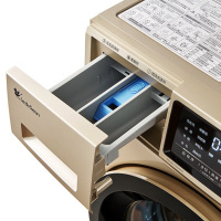 小天鹅（Little Swan）10KG公斤 变频全自动大容量滚筒洗衣机金色WIFI智能 TG100V120WDG