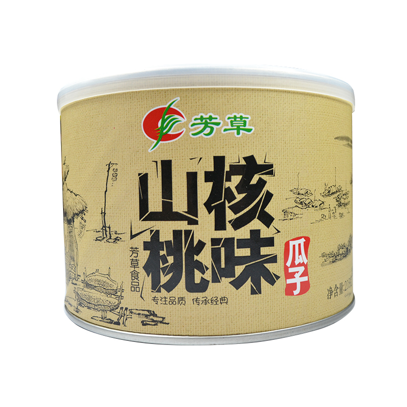 芳草罐装核桃瓜子218克*2炒货葵瓜子年货