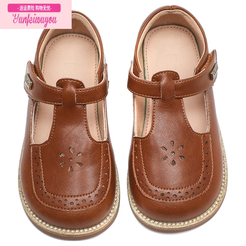 七斓秋季女童宝宝皮鞋高端儿童软底防滑防滑洛丽塔丹麦小女孩公主单鞋