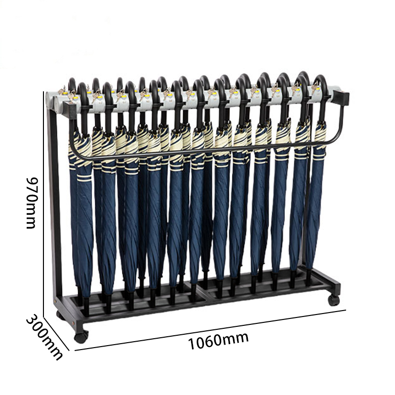 豫汉迎雨伞架带伞 雨伞架带伞24头1060*300*970mm套 默认