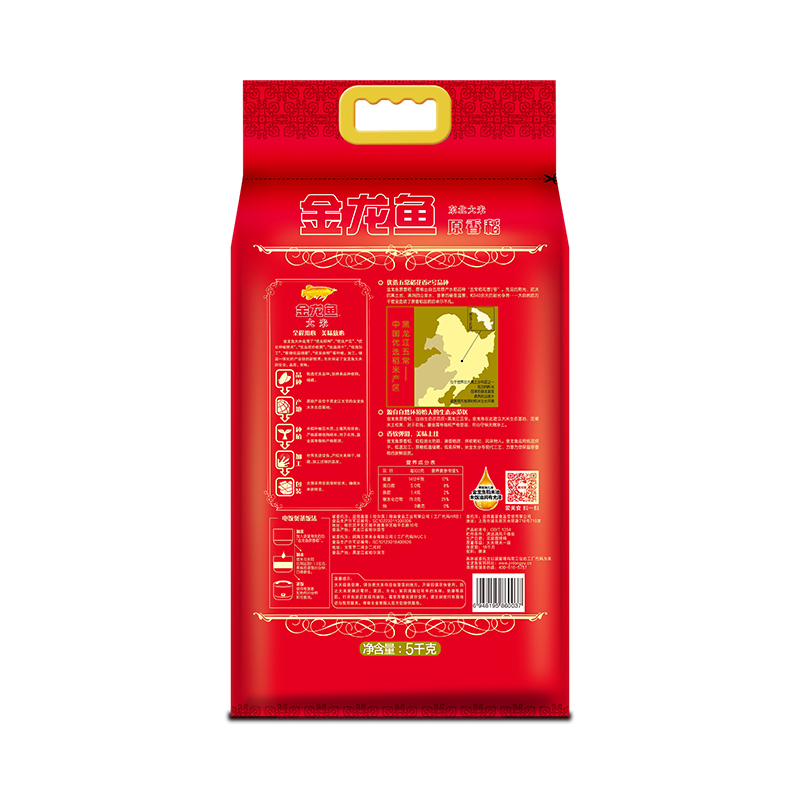 金龙鱼 原香稻米 东北大米 稻花香2号 5KG袋装高清大图