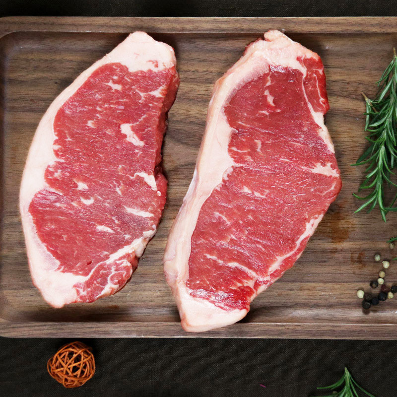 恋尚牛 西冷牛排套装 700g 澳洲进口 谷饲原切 生鲜牛肉