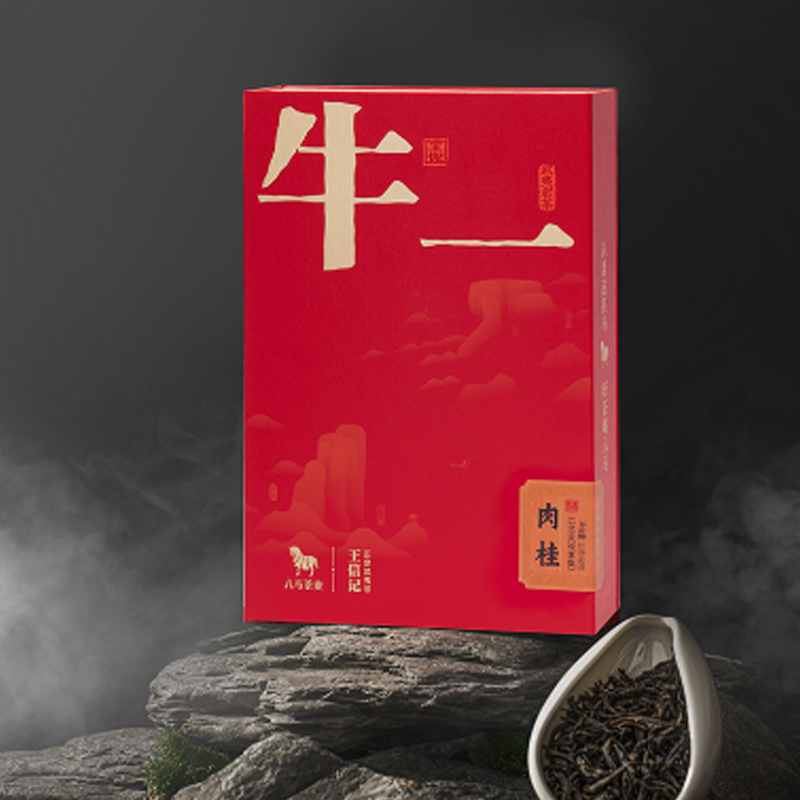 八马茶业(BAMA TEA)牛一12800【悦享版】·武夷岩茶·肉桂51克(6包)