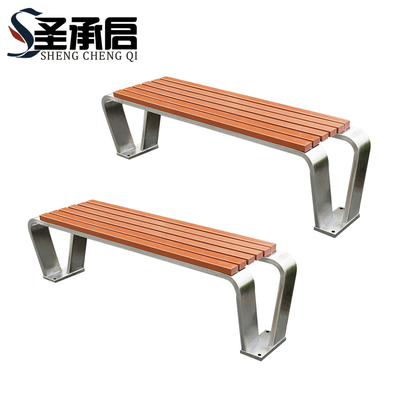 圣承启 不锈钢公园椅 1.8m 张高清大图