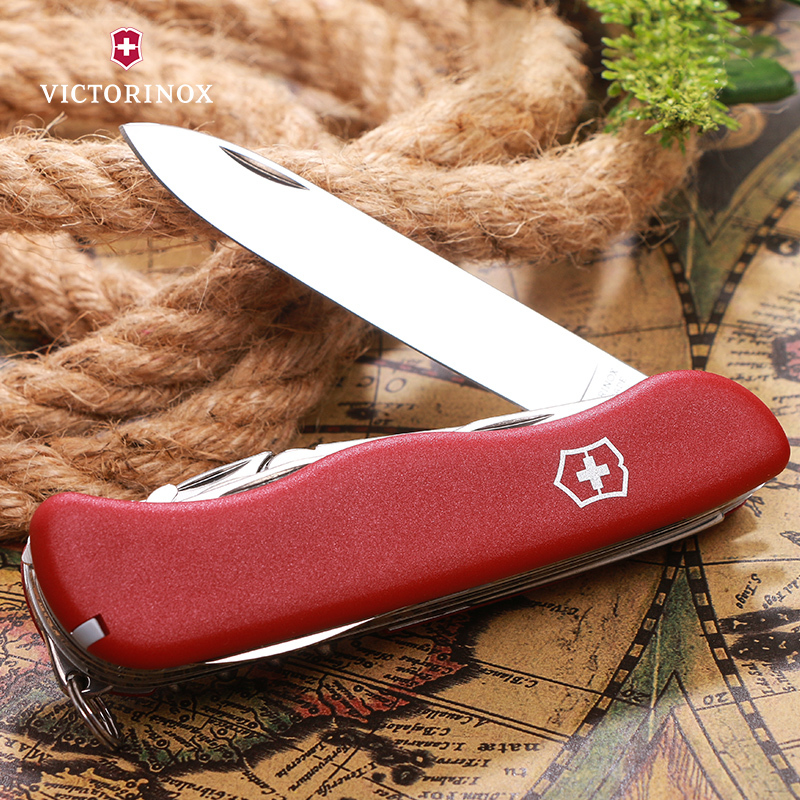 维氏(Victorinox)瑞士军刀原装正品多功能折叠刀具111mm大力士0.9043