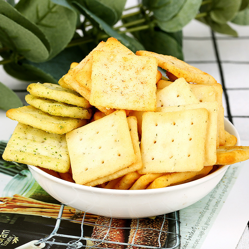 满299减200洽洽喀吱脆薯脆饼干多口味45g休闲小吃零食
