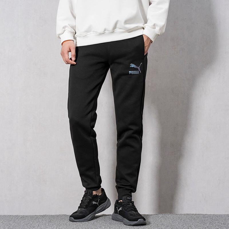 puma彪马休闲裤男裤2022春季新款运动裤户外跑步健身时尚束脚裤磨舒适