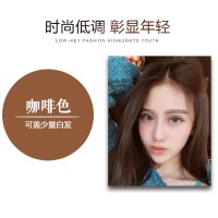 植然魅中华禅洗白转黑洗发露染头发500ml一支彩染发霜盖白发无氨染发剂一洗黑清水植物男女中老年