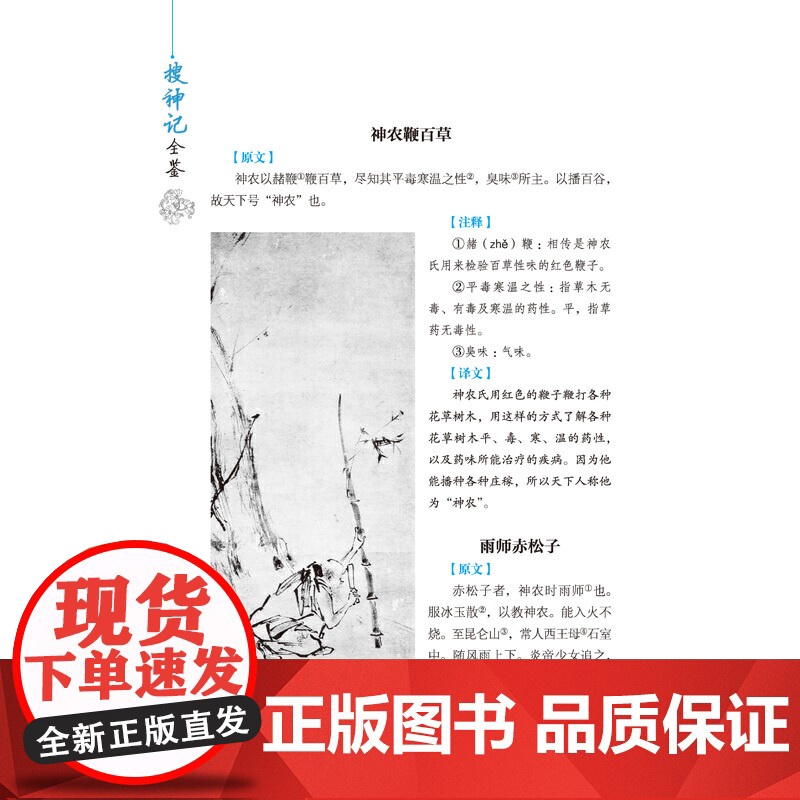 搜神记全鉴 迟双明 中国纺织出版社 正版书籍高清大图