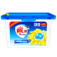 雕牌阳光馨香洗衣凝珠576g(48颗)除菌除螨祛异味8倍洁净力一颗洗15件专为机洗设置阴雨天室内晾晒也合适