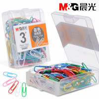 晨光(M&G) ABS91699 办公用3号彩色回形针 PP盒装 10盒装