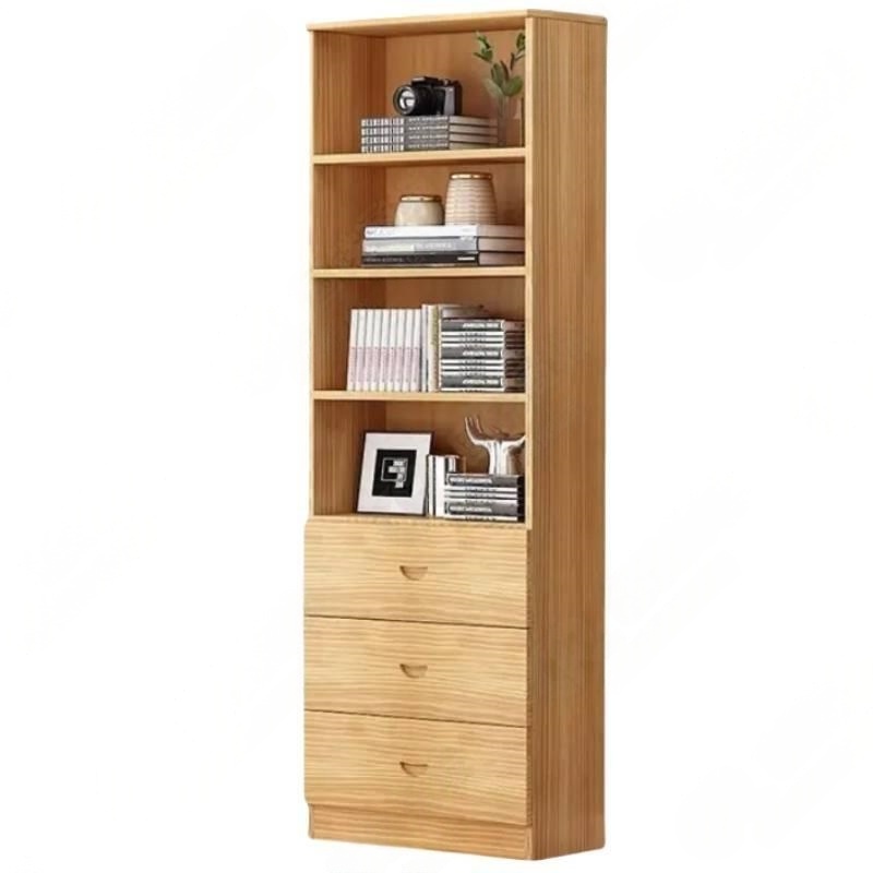 鑫龙都书柜书架一体高清大图