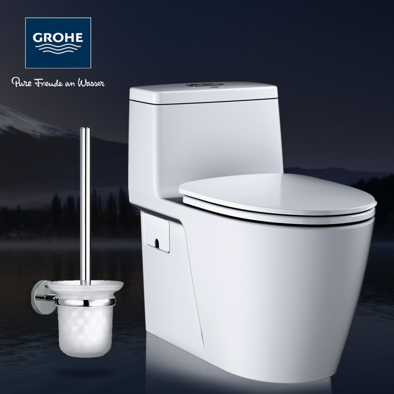 德国-高仪(GROHE)马桶进口普洛洁坐便器 冲落式直冲抽水马桶39315