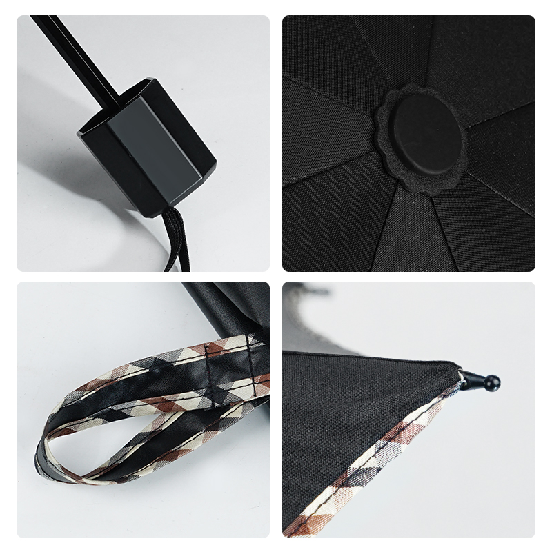 红叶雨伞男生简约大号双人结实加固太阳伞女晴雨两用防晒定制logo高清大图