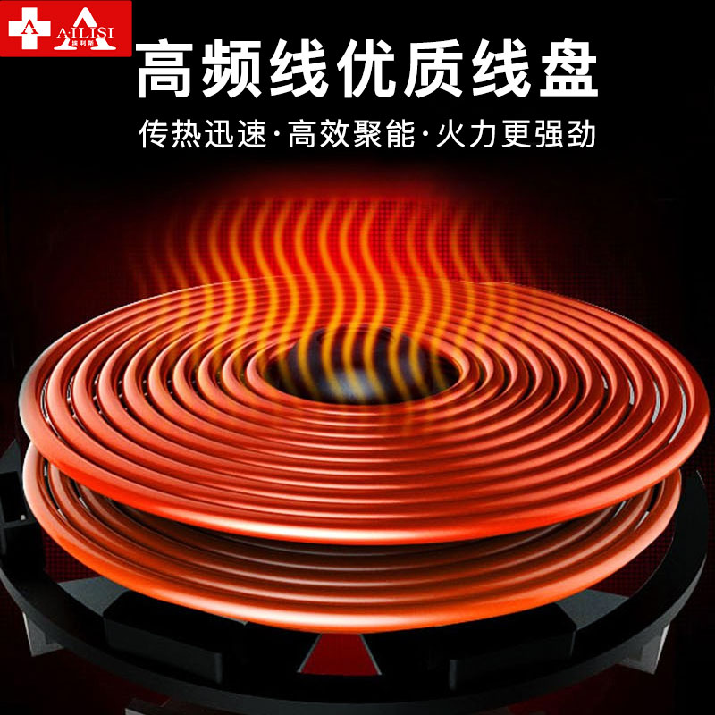 埃利斯(AILISI)商用燃气天然气大锅灶带熄火保护 食堂煤气灶液化气灶台猛火爆炒 0.9米大锅节能款RQ-900D高清大图