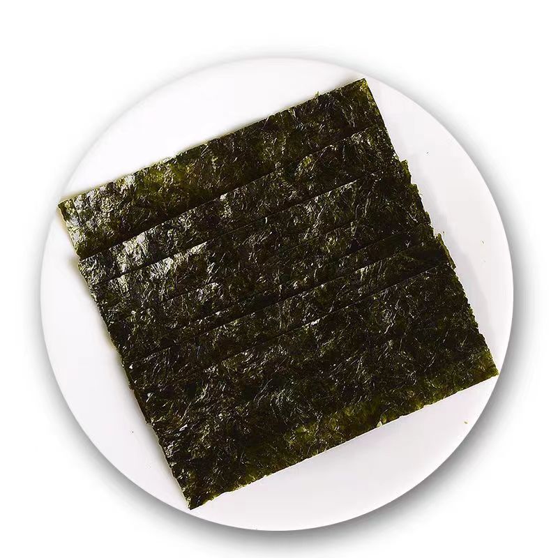 波力海苔原味3g袋装儿童海味零食休闲零食批发海苔片紫菜包饭寿司*5袋高清大图