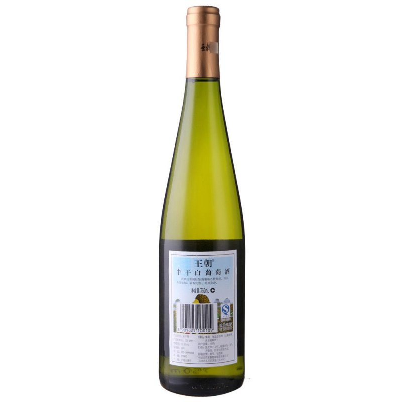 王朝半干白葡萄酒750ml