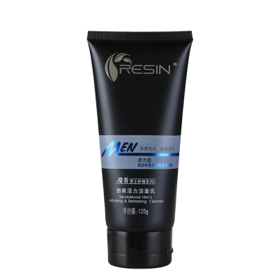 RESIN 语欣男士清透毛孔劲爽活力洁面乳120ml 深层清洁 平衡控油 保湿补水 修护提拉紧致 各种肤质适用