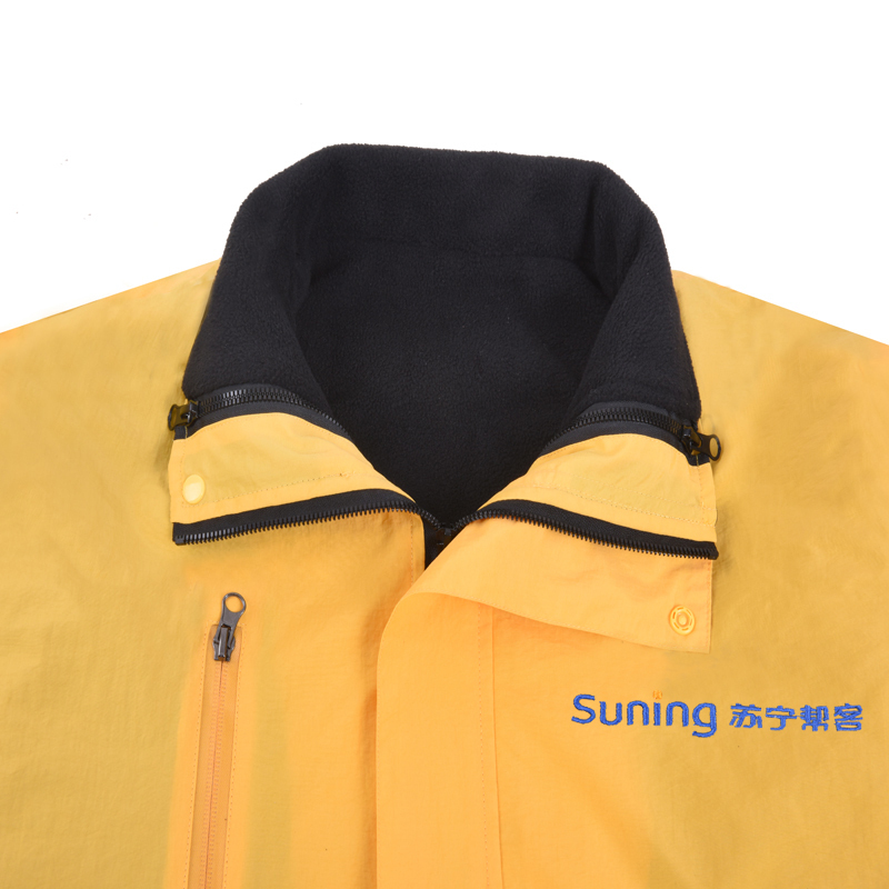 帮客材配 spine line苏宁帮客冬季可脱卸双层工装(黑电)405元/组(3件)可以备注不同型号。三件免邮