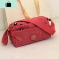 优化侧背包单肩小背包简约女2019包包女式包帆布手袋斜挎包潮妈妈NEWLAKE_299 西瓜红