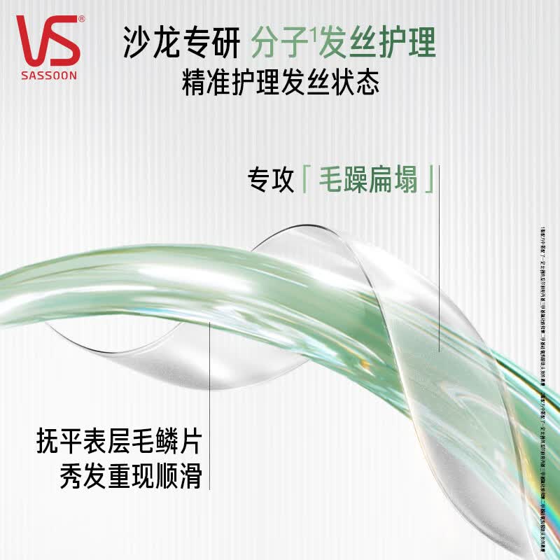 沙宣清盈顺柔洗发套装盒装抚平毛躁轻盈顺柔洗头露男女用高清大图