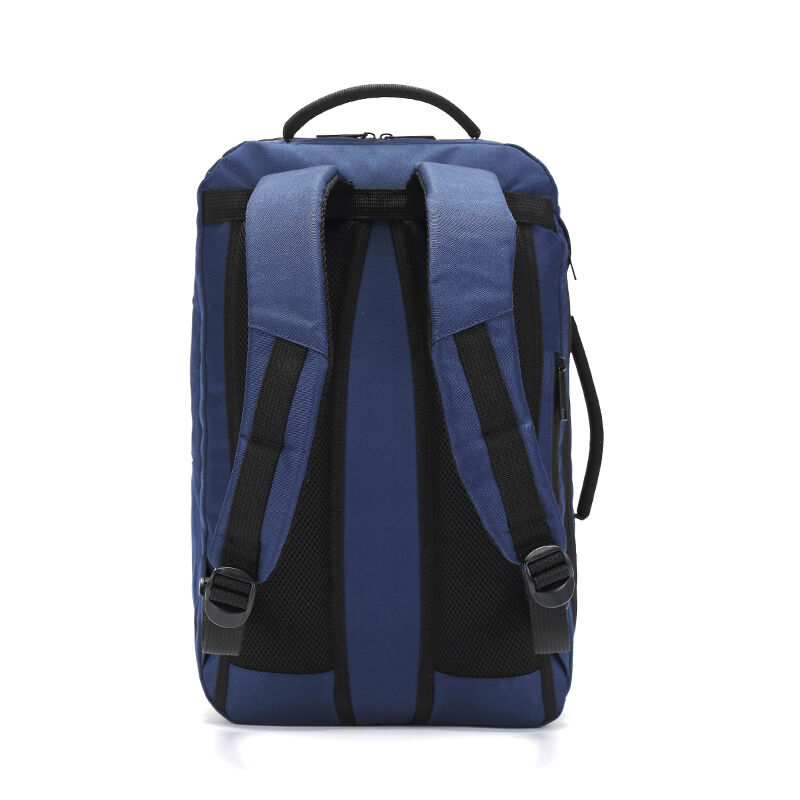 DELSEY 戴乐世箱式开合三隔层背包 70371760022 蓝色高清大图
