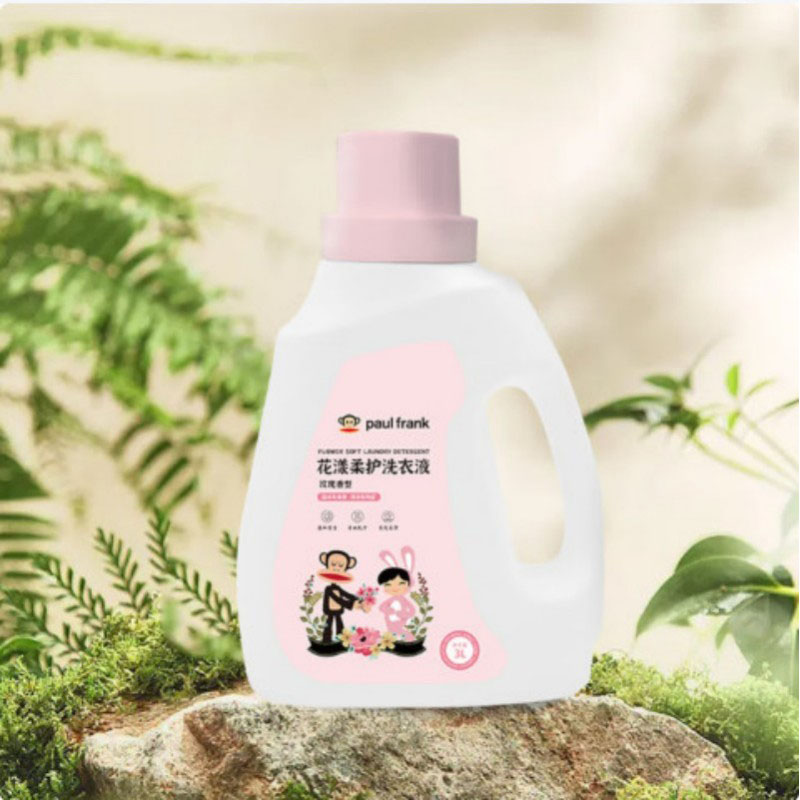大嘴猴 花漾柔护洗衣液(玫瑰香型 3kg瓶装 单位:瓶高清大图