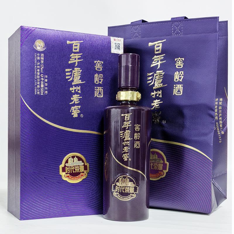 泸州老窖 百年窖龄酒 52度500ml*1瓶 浓香型白酒送礼聚会图片