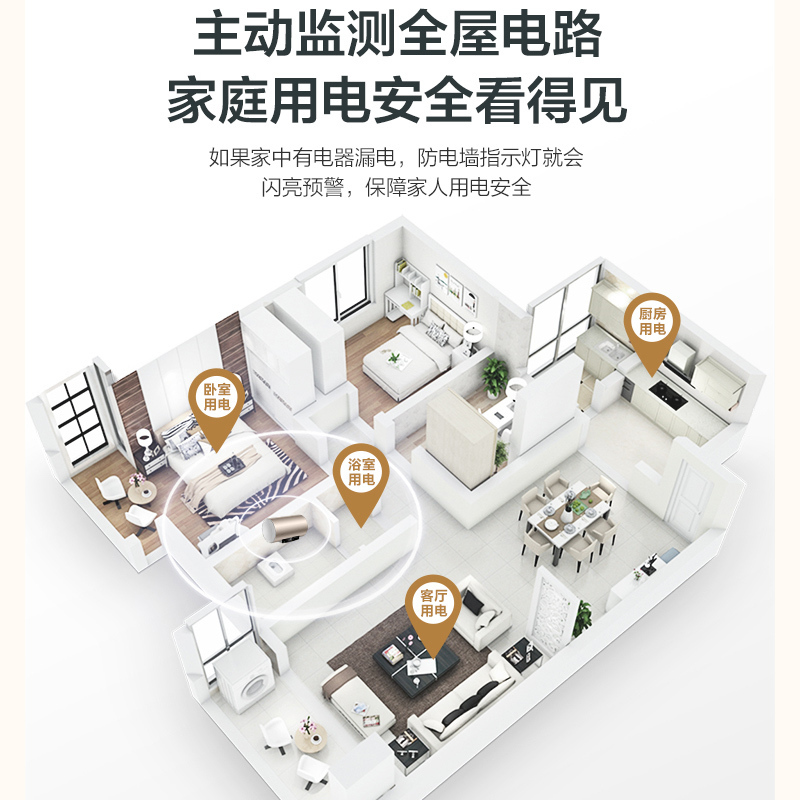 Leader海尔智家出品60升电热水器LEC6001-Q3家用储水式3000W速热 自动关机 抑菌健康洗