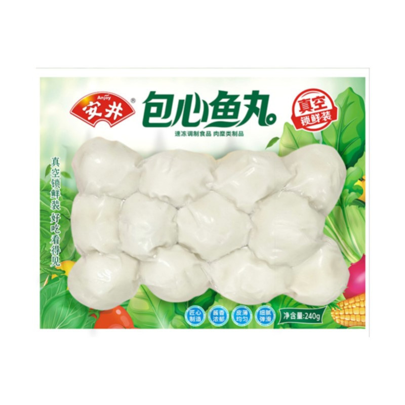 安井包心鱼丸锁鲜装240g