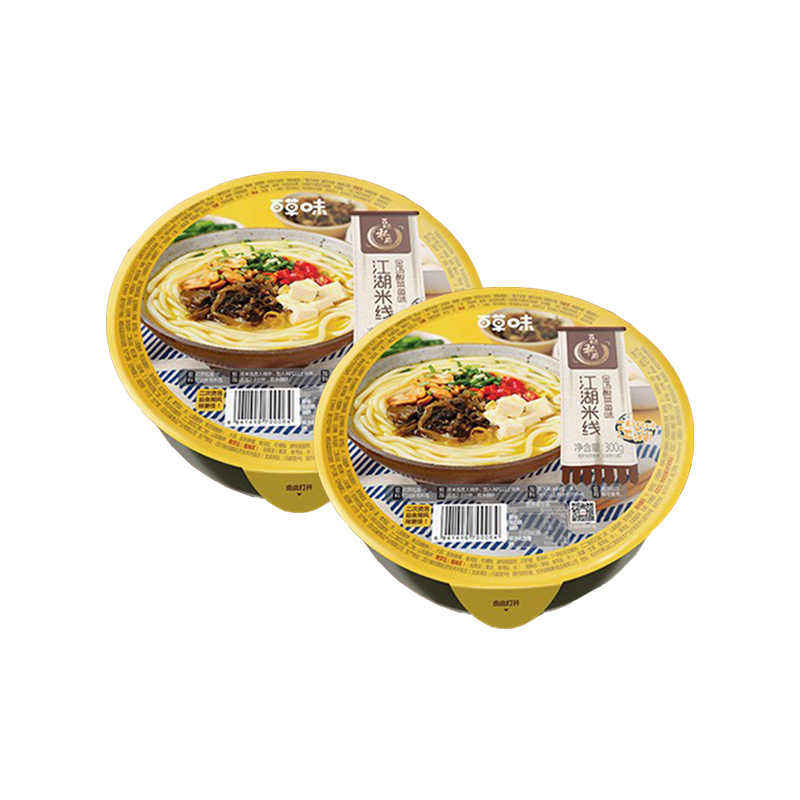 百草味 金汤酸菜鱼味江湖米线 300g*2盒